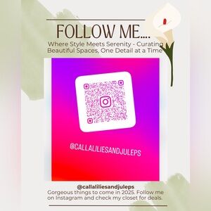 Thank you for following me! Don’t forget get to follow me on Instagram.